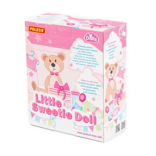 Lalka Bobas 28cm do przytulania ze smoczkiem  Polesie 80448