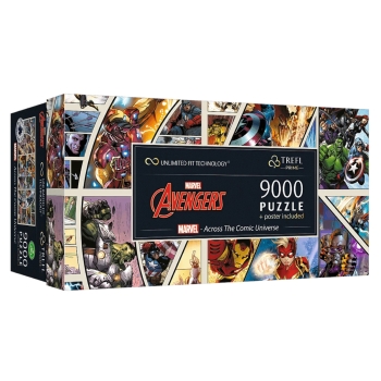 Puzzle Prime Marvel 9000 el. Across The Comic Universe TREFL 81022