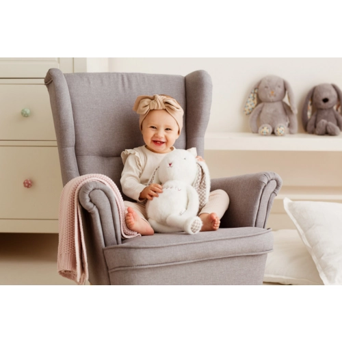 Przytulanka Króliczek biały 0m+ Balibazoo BB81970