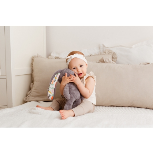 Przytulanka Królik tulimy szary 0m+ Balibazoo BB81982