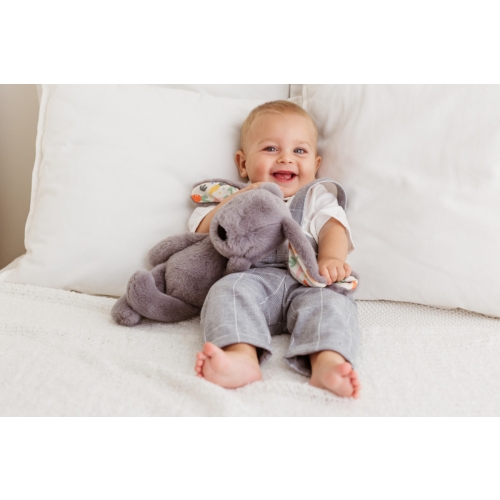 Przytulanka Królik tulimy szary 0m+ Balibazoo BB81982