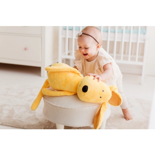 Duża Przytulanka Piesek tulimy pomarańczowy 58cm Balibazoo BB81987