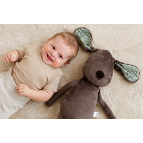 Duży Piesek tulimy ciemnoszary 58cm Balibazoo BB81990