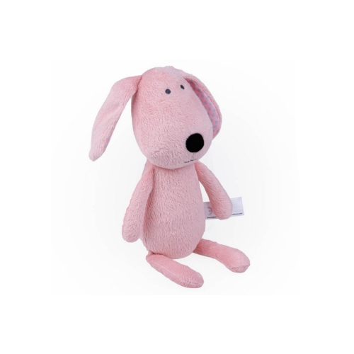 Piesek tulimy różowy 28cm Balibazoo BB81991