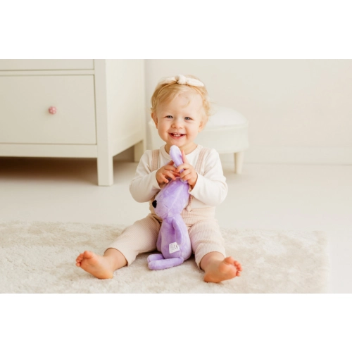 Piesek tulimy fioletowy 28cm Balibazoo BB81992