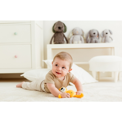 Przytulanka Miś tulimy żółty 19cm 0m+ Balibazoo BB81999