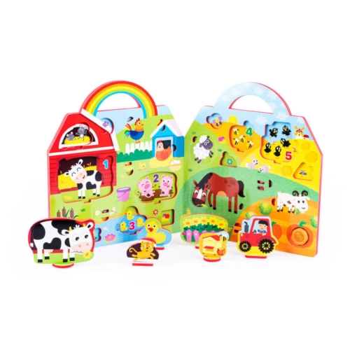 Puzzle dźwięki wokół nas. Farma sorter 82450