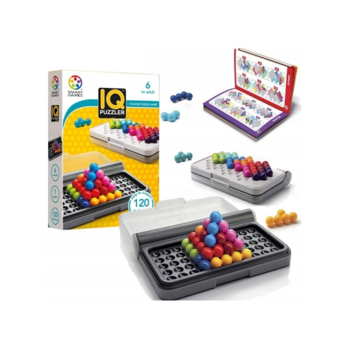 Gra logiczna IQ SMART GAMES 5 poziomów 120 zadań 8251