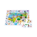 Gra edukacyjna Robot Robby - Puzzle ABC Dumel 82689