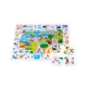 Gra edukacyjna Robot Robby - Puzzle ABC Dumel 82689