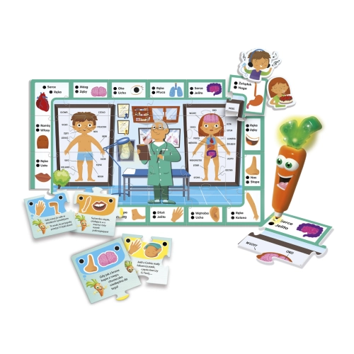 Gra edukacyjna Carotina idzie do lekarza LISCIANI 85590