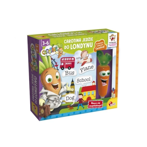 Gra edukacyjna Carotina jedzie do Londynu LISCIANI 85606
