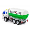 autko z cysterna i dźwiekiem