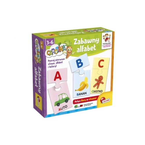 Carotina Gra edukacyjna zabawny alfabet LISCIANI 87464