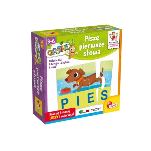 Gra edukacyjna Carotina piszę pierwsze słowa LISCIANI 87518