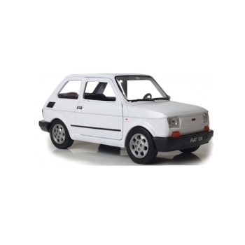 Model PRL Fiat 126 biały 1:39 Welly 8843