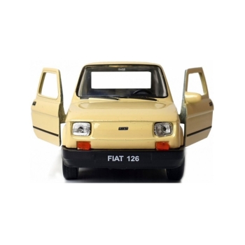 Model PRL Fiat 126 Kremowy 1:39 Welly 8843