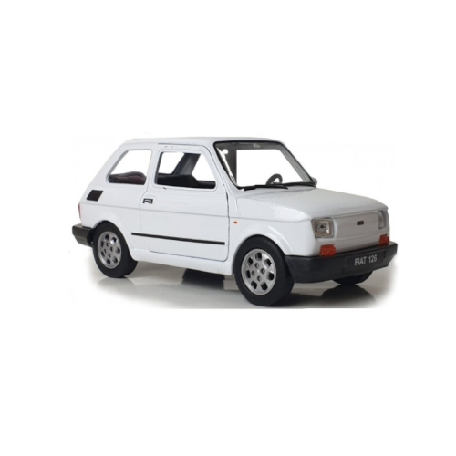 Model PRL Fiat 126 biały 1:39 Welly 8843