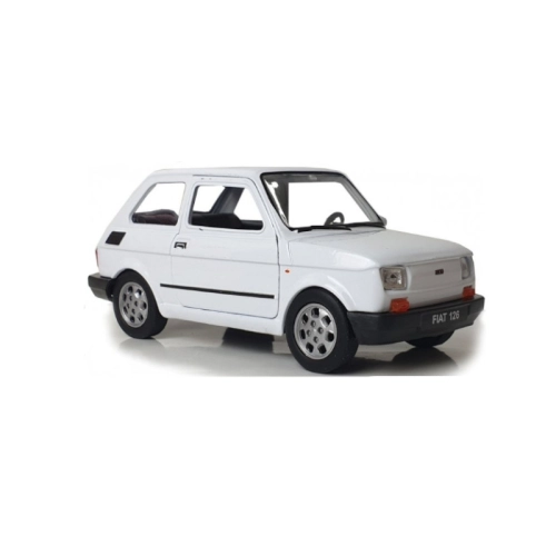 Model PRL Fiat 126 biały 1:39 Welly 8843