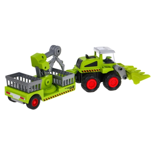 Zestaw małego rolnika Gospodarstwo Maszyny rolnicze Figurki 16 el. Życie na wsi 8871