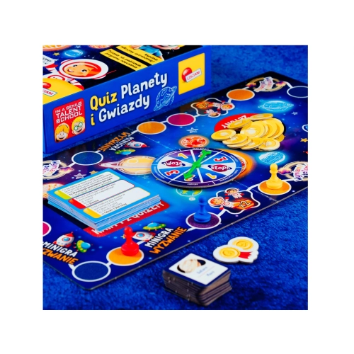 Mały Geniusz Super QUIZ Planety i Gwiazdy LISCIANI 89284
