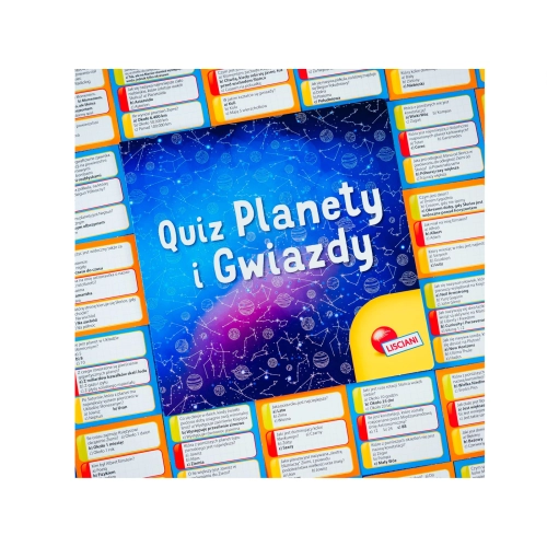 Mały Geniusz Super QUIZ Planety i Gwiazdy LISCIANI 89284