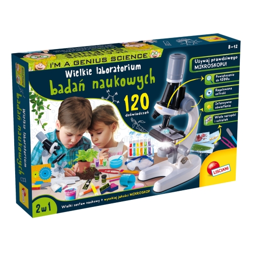 Mały Geniusz 120 eksperymentów LISCIANI 89338