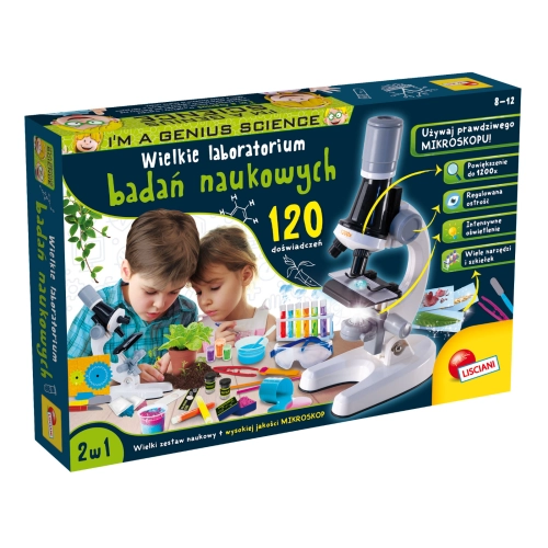 Mały Geniusz 120 eksperymentów LISCIANI 89338