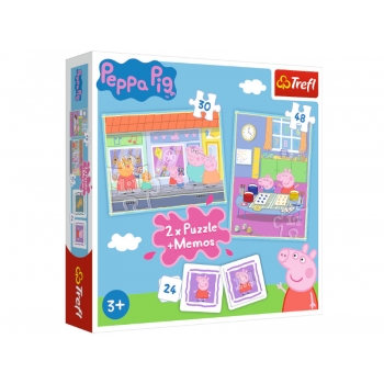 Trefl Puzzle 2w1  świnka peppa