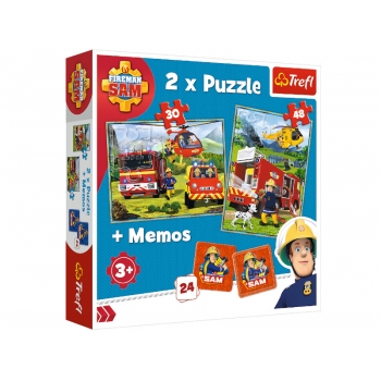 Trefl Puzzle 2w1 + Memos