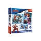 Puzzle 2w1 + memos Bohaterowie w akcji Avengers Trefl 93333