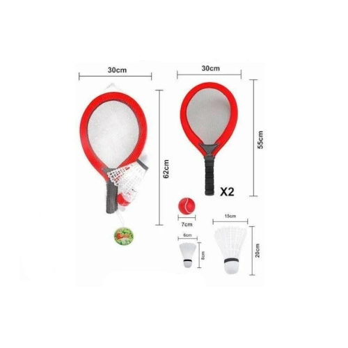 Zestaw do gry w tenisa duże rakietki 9668