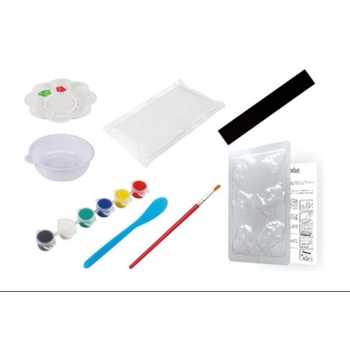 Zestaw DIY Magnesy Gipsowe Figurki Pojzady Budowlane 9904