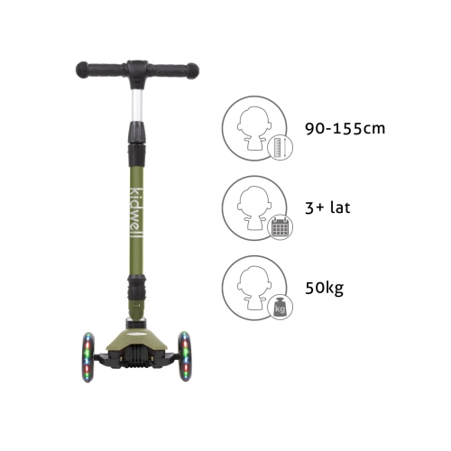 Hulajnoga Balansowa do 50kg Vento Khaki Kidwell  9988