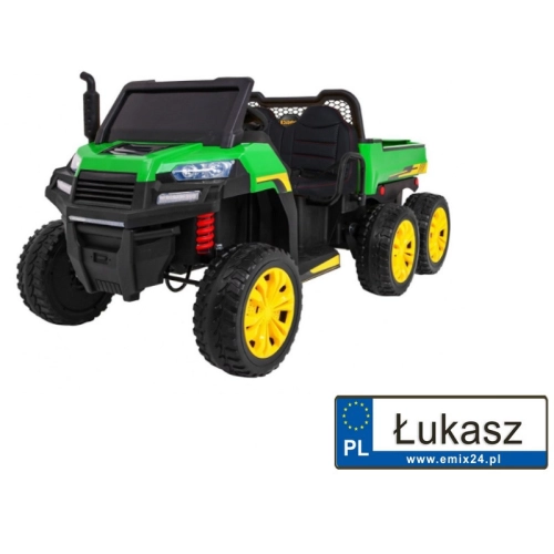 Truck na akumulator Zielony A730-2