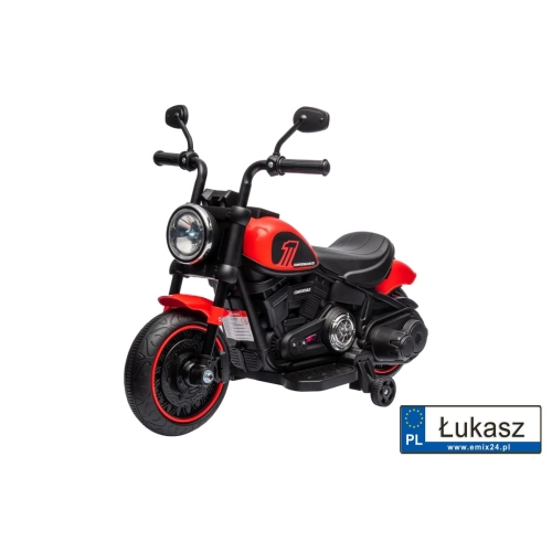 Motor na akumulator Chopper FASTER Czerwony AHL008.CR