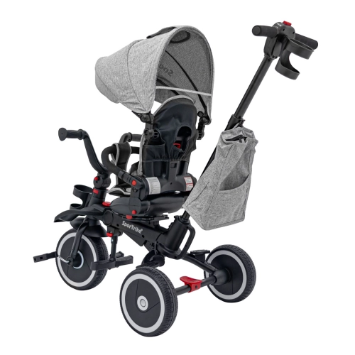 Rowerek trójkołowy RIDER Szary SPORTRIKE B67.SZA