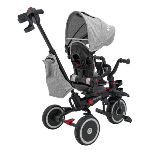 Rowerek trójkołowy RIDER Szary SPORTRIKE B67.SZA