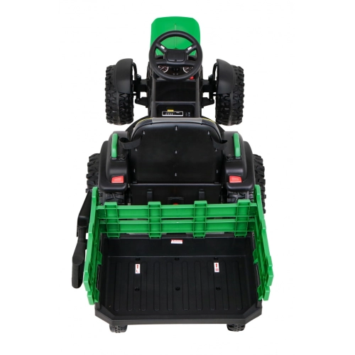 Traktor z Przyczepą Na Akumulator Titanium Zielony BDM0925