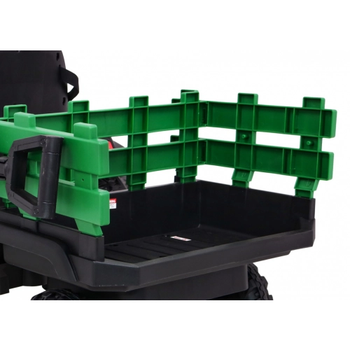 Traktor z Przyczepą Na Akumulator Titanium Zielony BDM0925