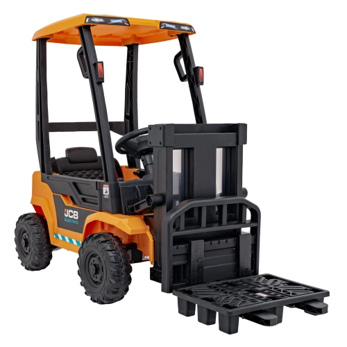 Wózek Widłowy na akumulator dla dzieci JCB Żółty BDM0959