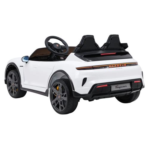 Autko dla dzieci Porsche Taycan Turbo S Biały BDM0988.BIA