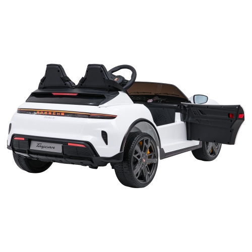 Autko dla dzieci Porsche Taycan Turbo S Biały BDM0988.BIA