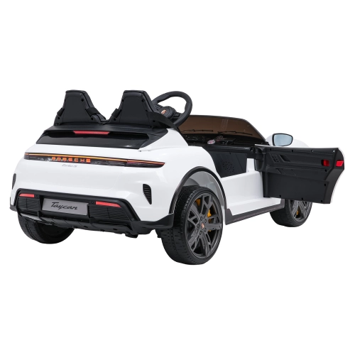 Autko dla dzieci Porsche Taycan Turbo S Biały BDM0988.BIA