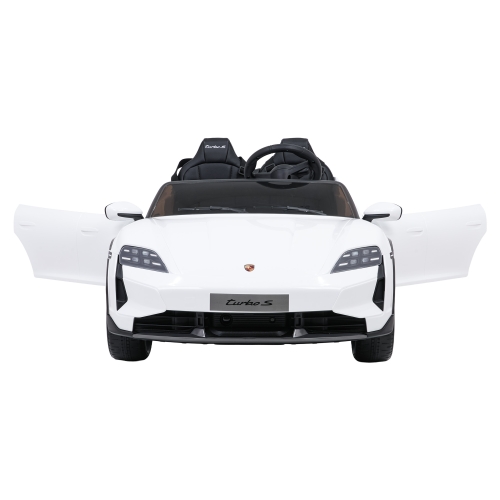 Autko dla dzieci Porsche Taycan Turbo S Biały BDM0988.BIA