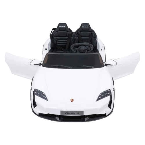 Autko dla dzieci Porsche Taycan Turbo S Biały BDM0988.BIA