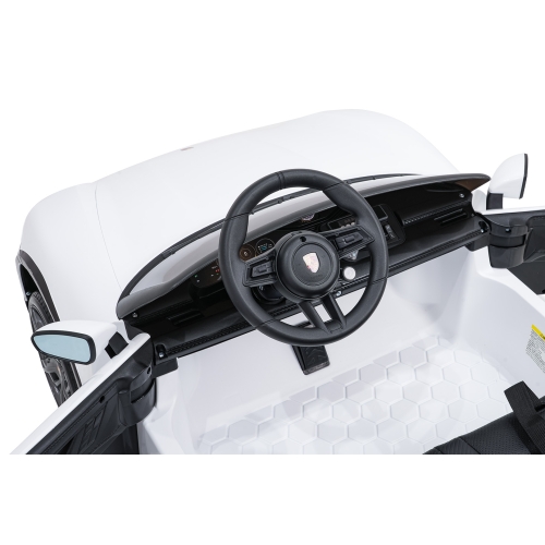 Autko dla dzieci Porsche Taycan Turbo S Biały BDM0988.BIA