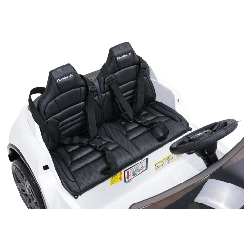 Autko dla dzieci Porsche Taycan Turbo S Biały BDM0988.BIA