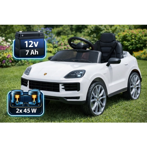 Autko dla dzieci Porsche Cayenne Biały BDM0990.BIA