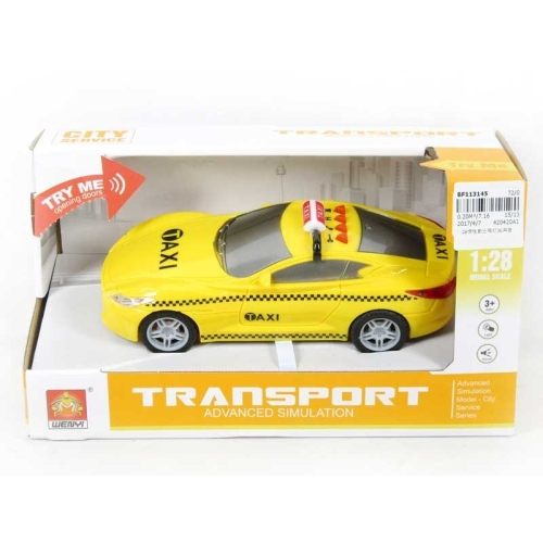 Autko Taxi 17cm Światło i Dźwięk BF113145